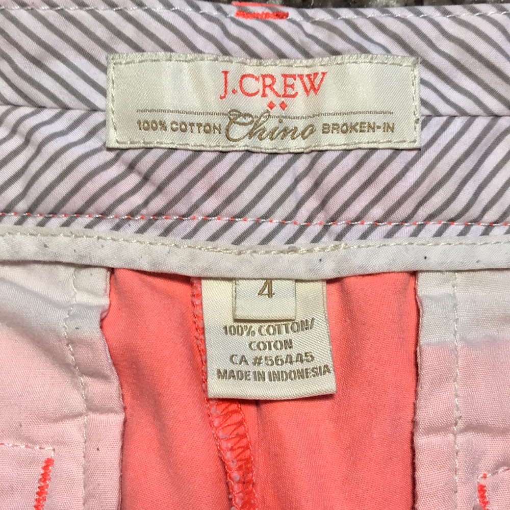 J. Crew Chino Broken-In Short • Size 4 🍊 - Picture 3 of 8